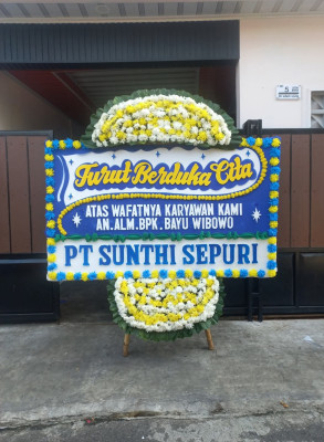 Papan Bunga Duka di Tuntang